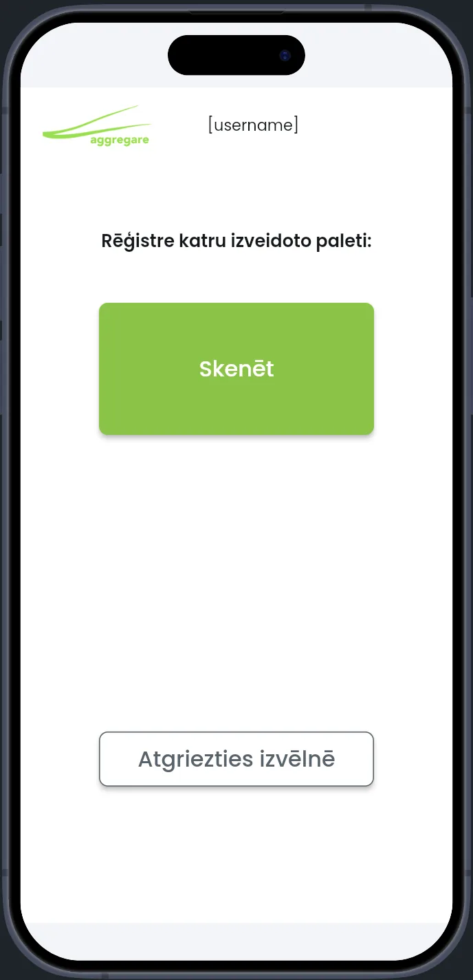 Gatavās produkcijas skenēšana
