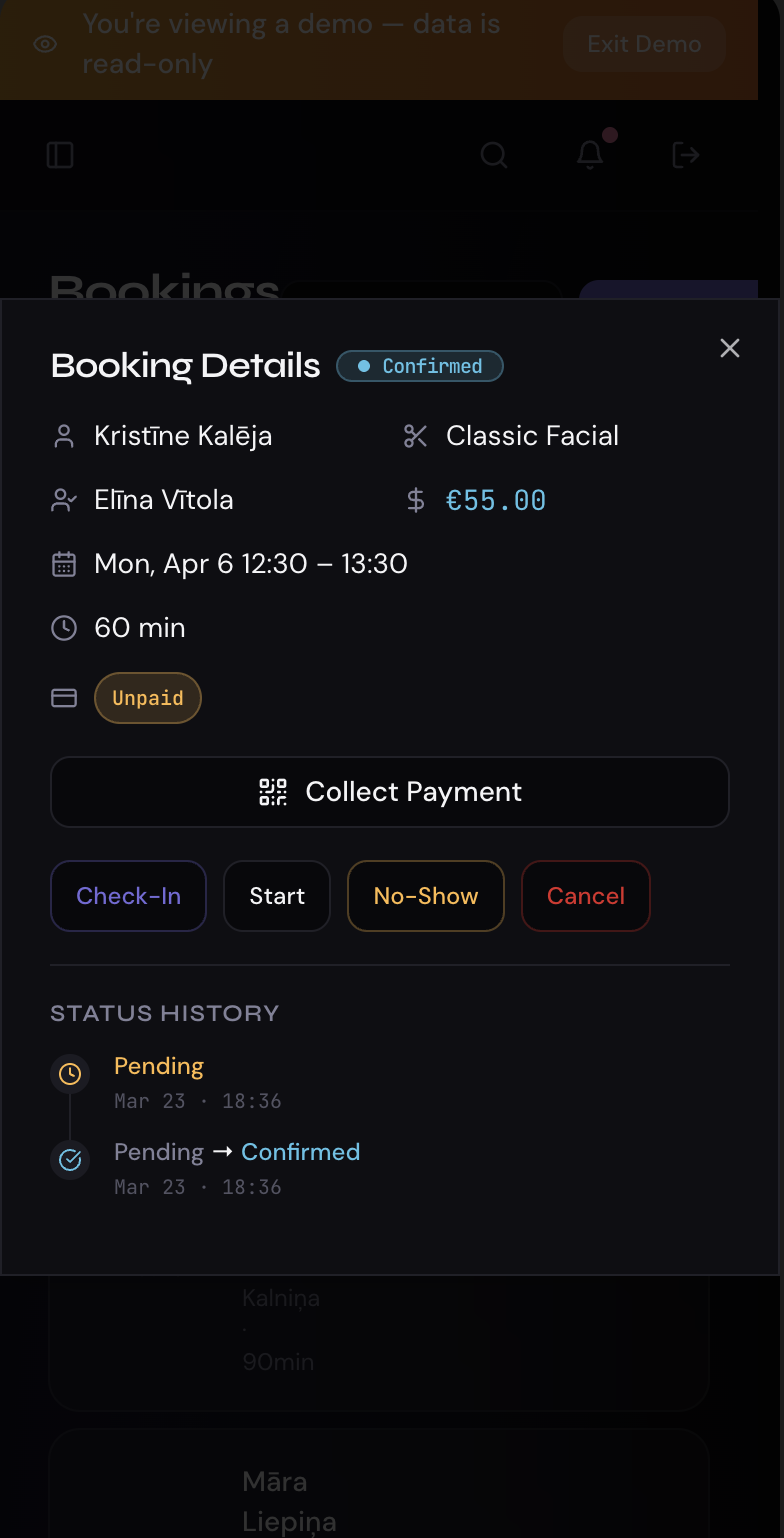 Booking Detail