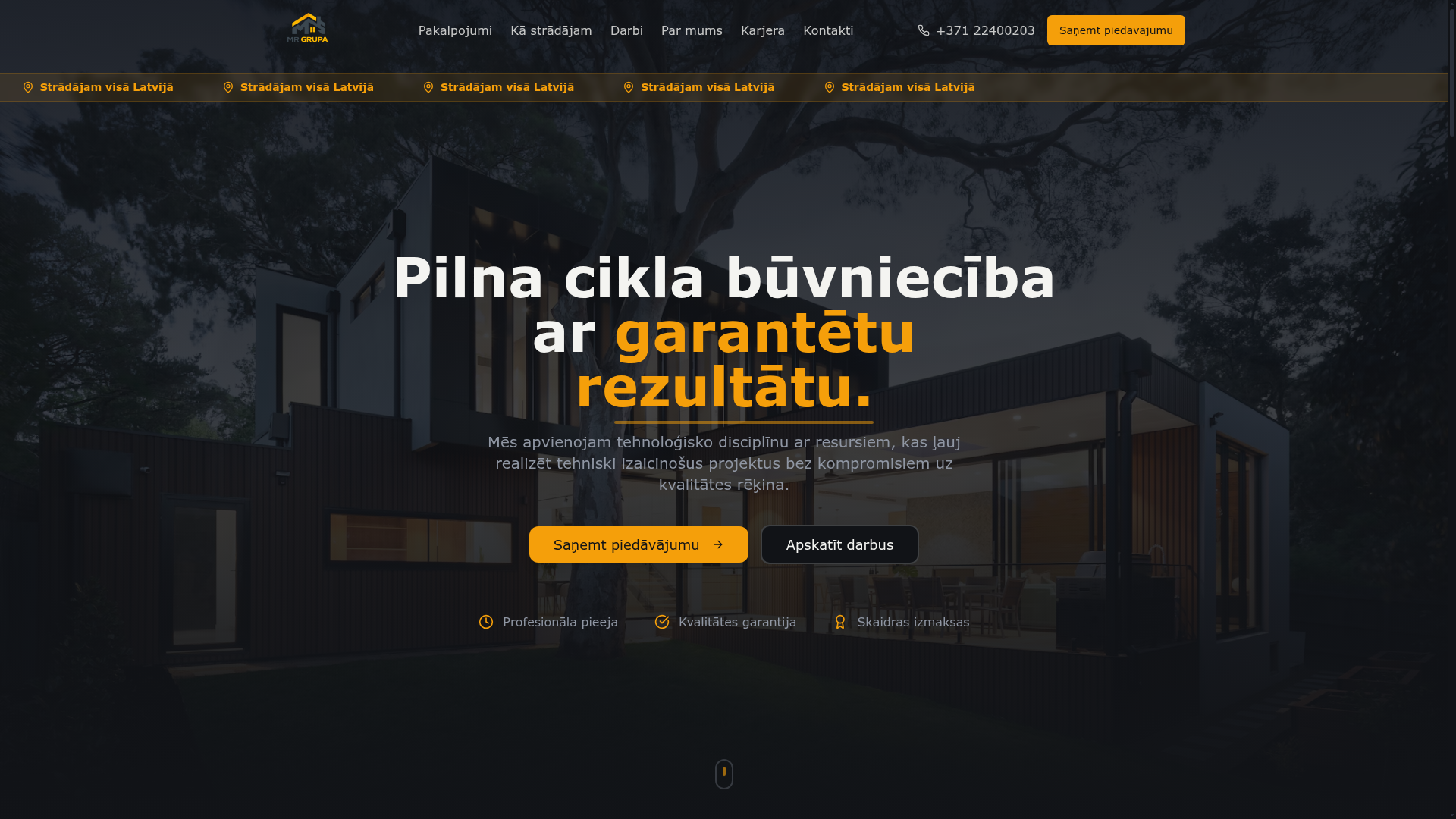 MR Grupa website