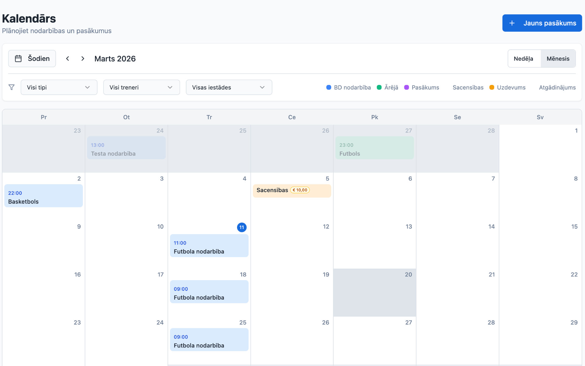 Calendar